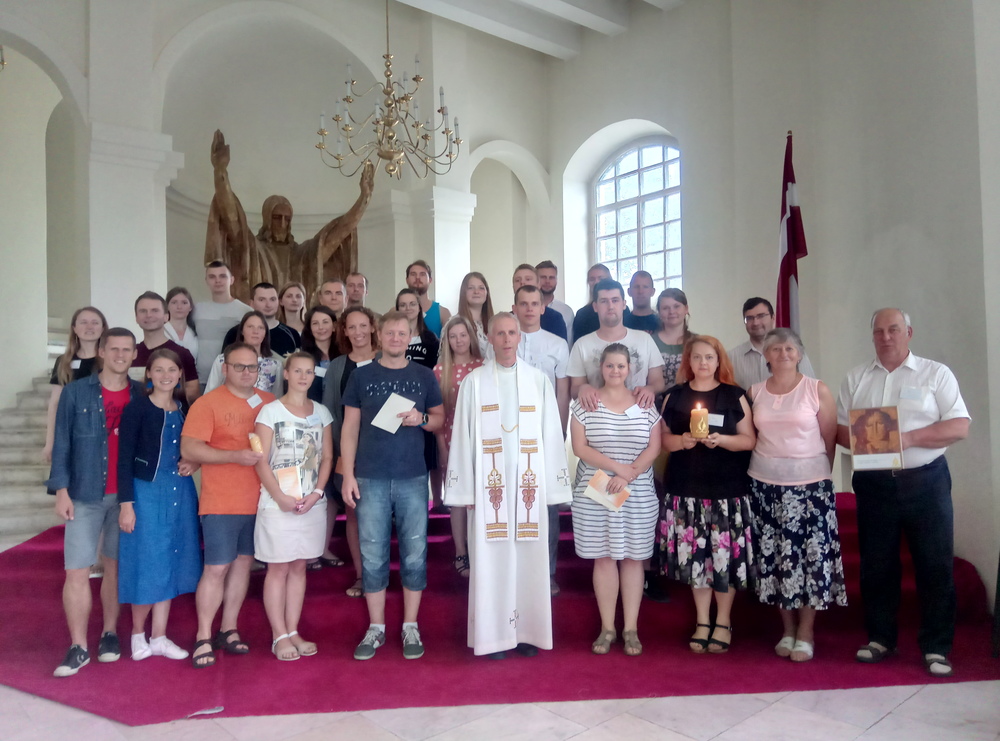 Saderināto un iemīlējušos rekolekcijas Aglonas Bazilikā 2019.gada jūnijs