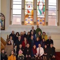  Vitrāžas ar LT logo atklāšana Jelgavas Bezvainīgās Jaunavas Marijas Katedrālē  - 1 / 6